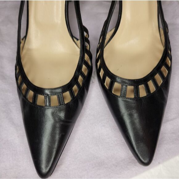 JIMMY CHOO black leather high heels - Picture 7 of 15